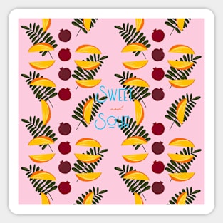 Sweet and sour pattern design for the warm august days. Sticker